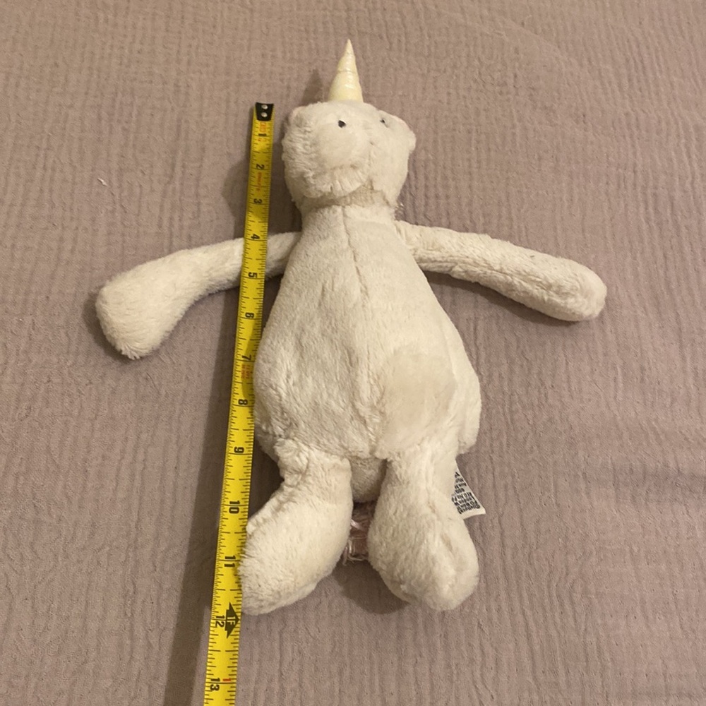 Jellycat White Plush Unicorn Toy - Picture 6 of 7